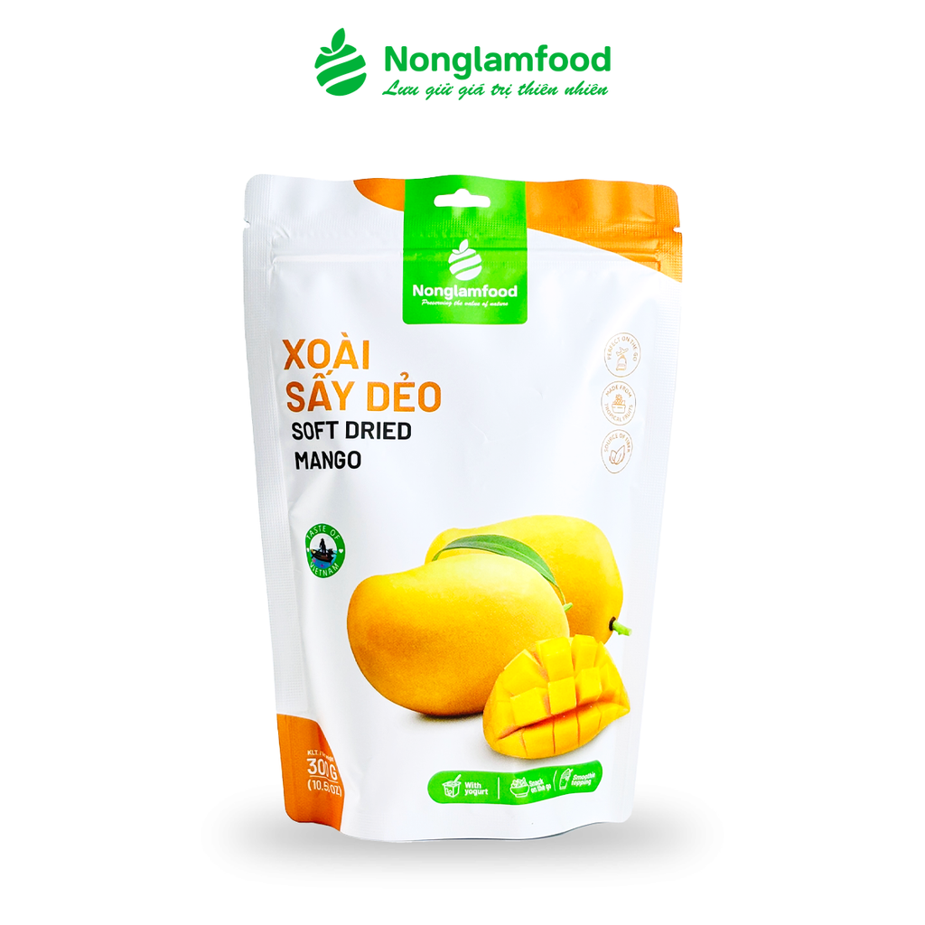 XOÀI SẤY DẺO 300g | DRIED MANGO | HEALTHY SNACK | ĂN VẶT TỐT CHO SỨC KHỎE