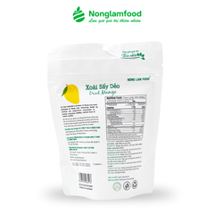 XOÀI SẤY DẺO NONGLAMFOOD TÚI  75G | ĂN VẶT TỐT CHO SỨC KHỎE | HEALTHY SNACK