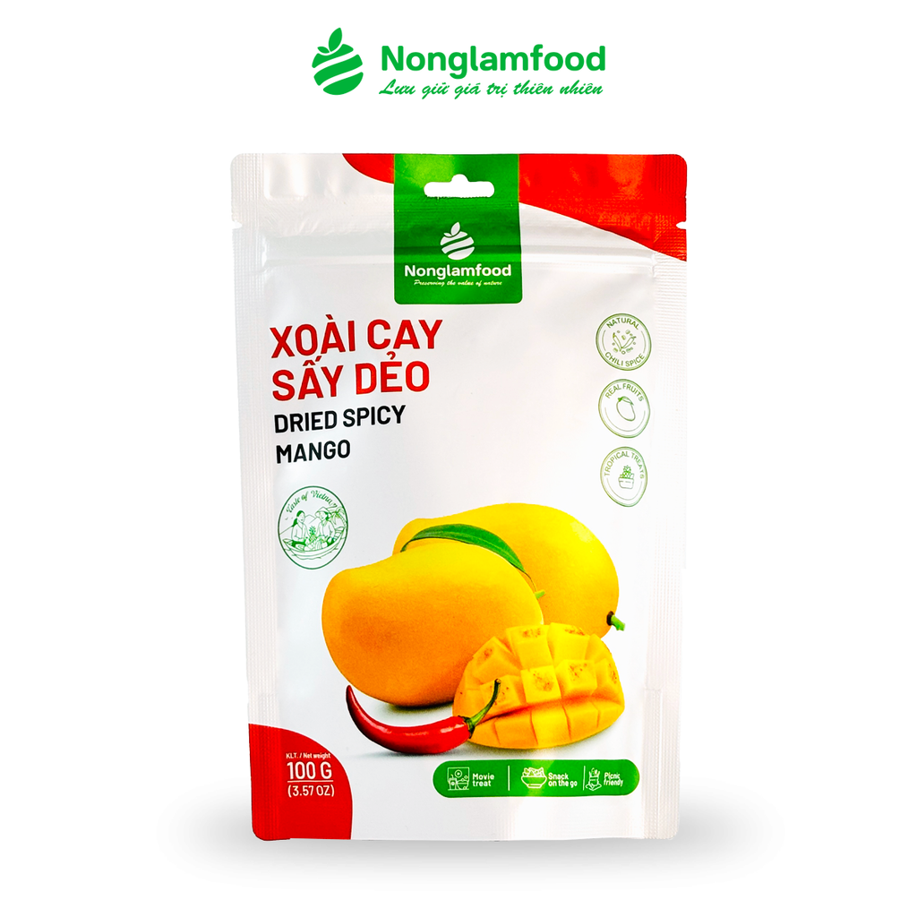 XOÀI CAY SẤY DẺO 100g| CHILLI DRIED MANGO| HEALTHY SNACK| ĂN VẶT TỐT CHO SỨC KHỎE