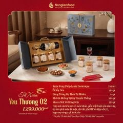 Bộ quà tết 2026 - YÊU THƯƠNG 02 | Set Quà Tết Nonglamfood | Vẹn Nguyên Hương Tết – Gắn Kết Yêu Thương