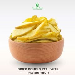 VỎ BƯỞI CHANH DÂY SẤY DẺO | DRIED POMELO PEEL WITH PASION FRUIT