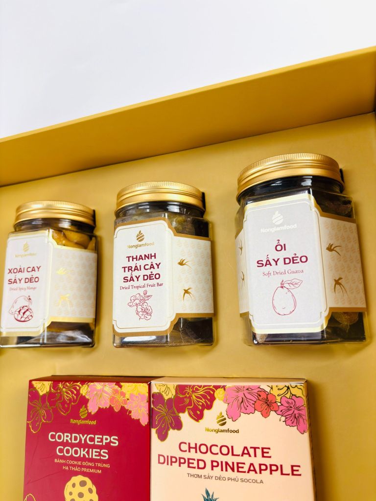 Bộ quà tết 2026 - PHÁT LỘC 02 | Set Quà Tết Nonglamfood | Vẹn Nguyên Hương Tết – Gắn Kết Yêu Thương