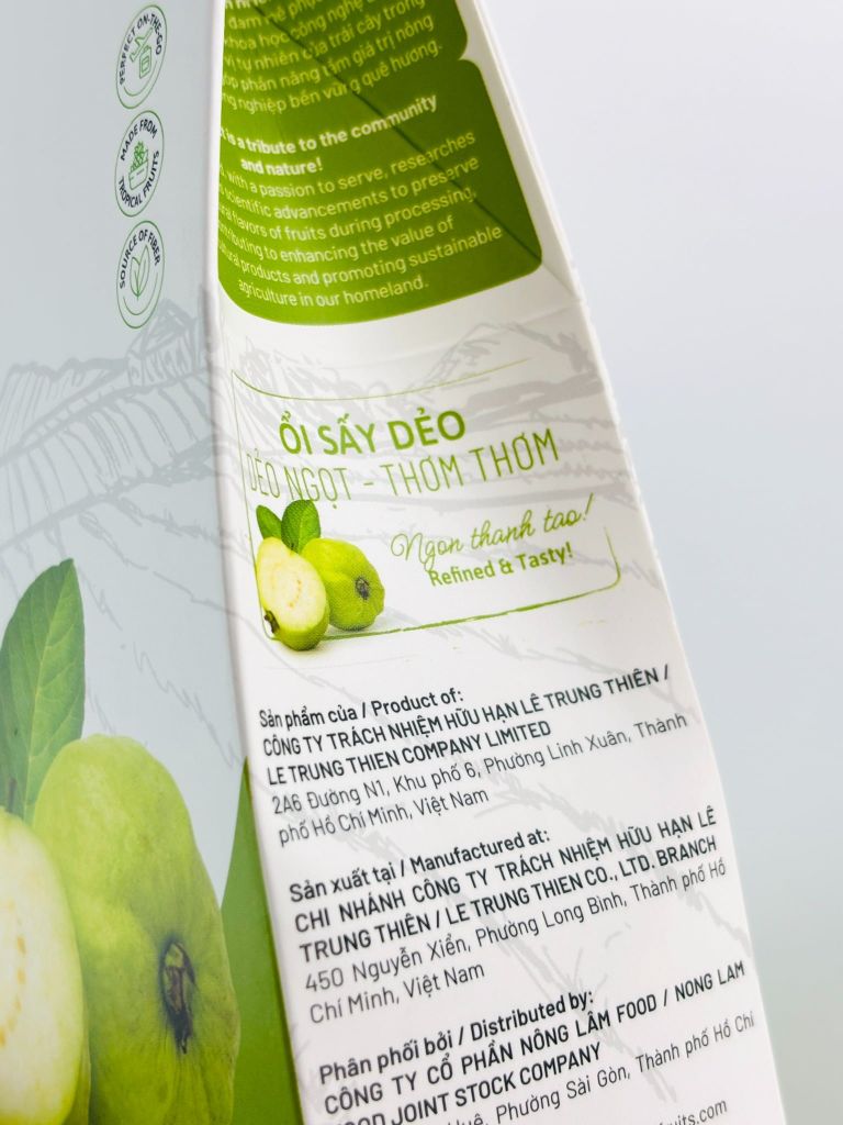 ỔI SẤY DẺO NONGLAMFOOD | HỘP 100G | DRIED GUAVA | HEALTHY SNACK