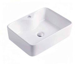 Lavabo LV 324D đặt bàn, sứ trắng nano chống bám bẩn