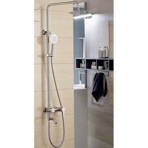 Sen Cây Tắm Đứng Inox 304 Nóng Lạnh Chuẩn Hàn Quốc