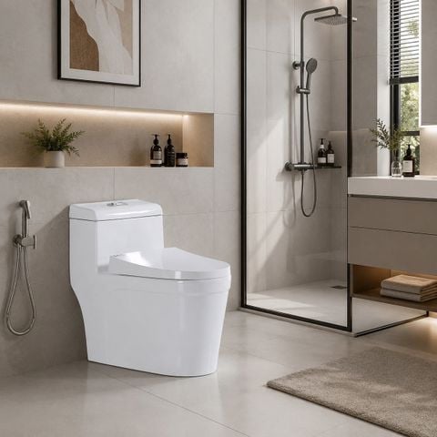 Bồn Cầu 1 Khối LK8339 – Thiết Kế Hiện Đại, Xả Êm Chuẩn Hàn