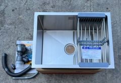 Chậu rửa bát inox 304 KA6045 – 1 hố âm bàn đá, dày 3.5mm cao cấp