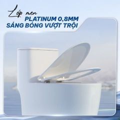 Bồn cầu liền khối Hàn Quốc LK177 – Nhỏ gọn, xả xoáy êm mạnh