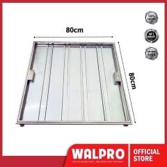 Nắp bể ngầm inox 304 80x80cm có quai xách – Bền chắc, chịu tải 500kg