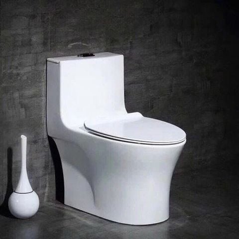 Bồn cầu liền khối men nano Aqua R803 – Xả mạnh, chống bám bẩn vượt trội