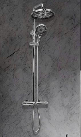 Sen Cây Tắm Đứng SC 1876 – Crom Niken, Khóa Nhiệt An Toàn