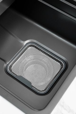 Chậu Rửa Bát 1 Hố Inox 304 Màu Đen 75×48cm Lắp Dương Bàn