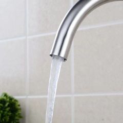 Vòi rửa bát nóng lạnh cần cứng inox 304 thân tròn bền đẹp