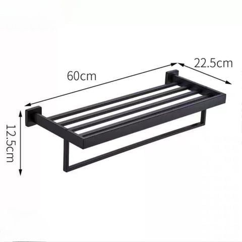 Vắt Khăn Inox 304 Màu Đen Vuông VK88 – Sang Trọng, Bền Bỉ