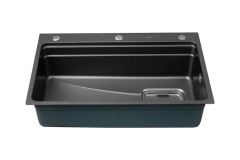Chậu rửa bát inox 304 CRB7548 nano đen cao cấp