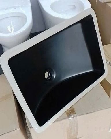 Chậu Lavabo Âm Bàn Màu Đen Nano – Sang Trọng & Hiện Đại