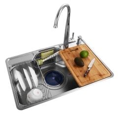 Chậu rửa bát 1 hố Bello BL-C430V inox 304 chuẩn Tây Ban Nha