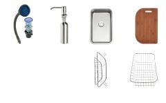 Chậu Rửa Bát 1 Hố Bello C400 Inox 304 Cao Cấp 72x48cm