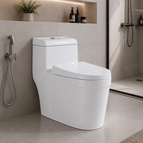 Bồn Cầu 1 Khối LK8339 – Thiết Kế Hiện Đại, Xả Êm Chuẩn Hàn