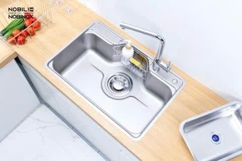 Chậu Rửa Bát Nobinox LIKEN NL 790D Inox 304 POSCO