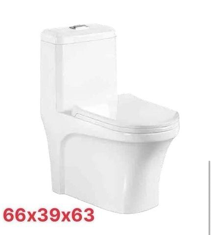 Bệt liền khối LK020 – Men Platinum cao cấp, nắp êm, xả mạnh