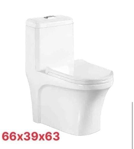 Bệt liền khối LK020 – Men Platinum cao cấp, nắp êm, xả mạnh