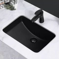 Chậu Lavabo Âm Bàn Màu Đen Nano – Sang Trọng & Hiện Đại