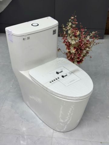 Bồn Cầu Liền Khối LK121 – Xả Mạnh, Êm Ái, Kháng Khuẩn Hiện Đại