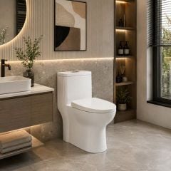 Bồn cầu LK 6618 nhỏ gọn giá rẻ – Giải pháp tối ưu cho phòng tắm nhỏ