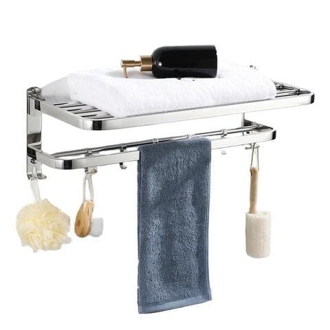 Vắt Khăn Tắm Đa Năng Inox 304 Gắn Tường Cao Cấp 60cm