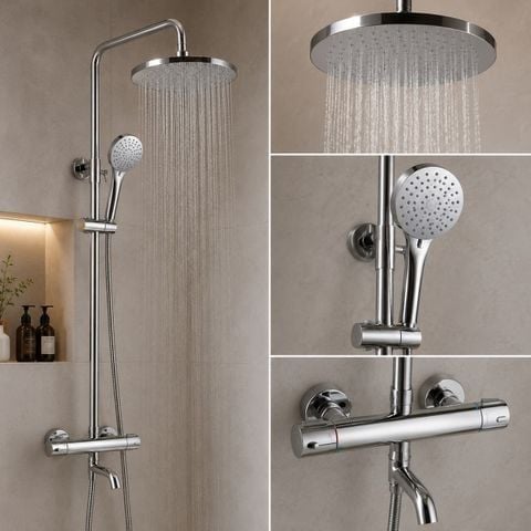 Sen Cây Tắm Nóng Lạnh SC-116 Điều Chỉnh Nhiệt Độ – Khóa An Toàn Nhiệt 38°C Cao Cấp