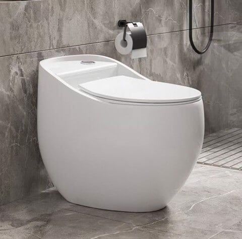 Bồn cầu liền khối LK777 – Công nghệ Platinum Coating & Raining Clean