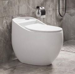 Bồn cầu liền khối LK777 – Công nghệ Platinum Coating & Raining Clean