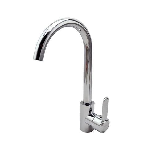 Vòi rửa bát nóng lạnh cần cứng inox 304 mạ crom bền đẹp