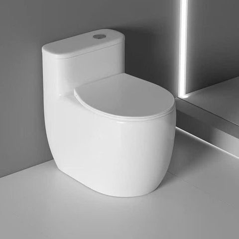 Bồn cầu liền khối R89 kích thước ngắn – Tối ưu cho phòng tắm nhỏ