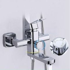 Sen cây tắm đứng SC115 – Đồng thau mạ Crom Niken cao cấp