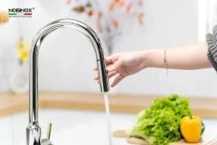 Vòi Rửa Bát Dây Rút NOBINOX IVY NX202 Inox 304 Cao Cấp