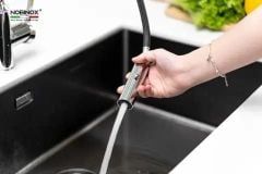 Vòi Rửa Bát Dây Rút NOBINOX IVY NX202 Inox 304 Cao Cấp