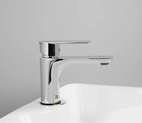 Vòi Rửa Mặt Nóng Lạnh Thân Tròn V311A Mạ Crom Cao Cấp