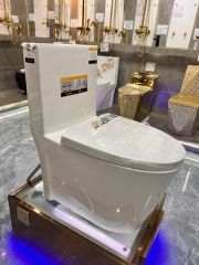 Bồn cầu liền khối R13 – Xả xoáy mạnh, men tuyết nano, thiết kế sang trọng