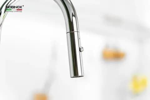 Vòi Rửa Bát Dây Rút NOBINOX IVY NX202 Inox 304 Cao Cấp
