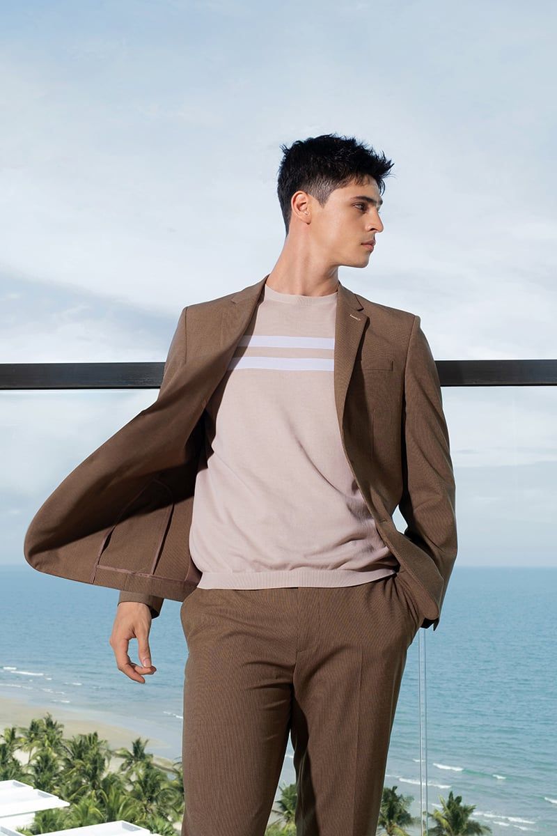  Áo Blazer Nam Form Ôm BZ25SS05C-SL 