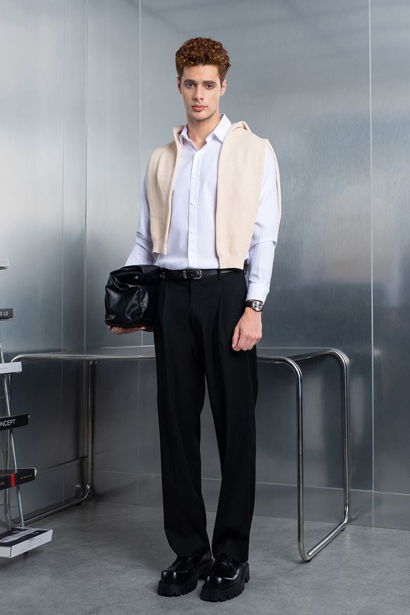  Quần Tây Nam Form Wide-Leg Straight DP26SS03C-NMWL 