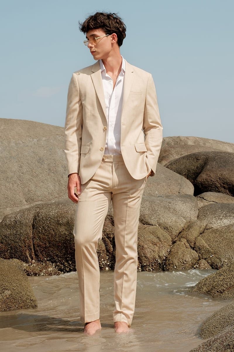  Quần Tây Nam Form Ôm Vừa DP26SS13P-NMSC 