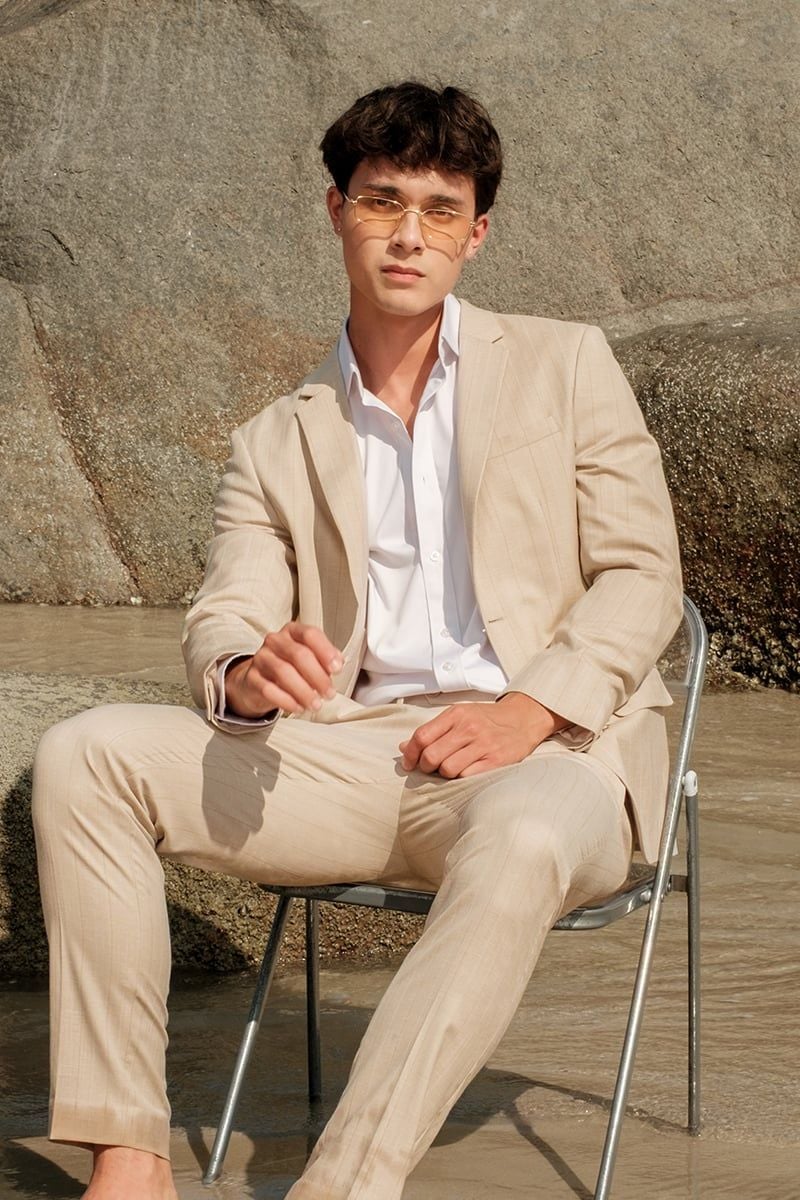  Quần Tây Nam Form Ôm Vừa DP26SS13P-NMSC 