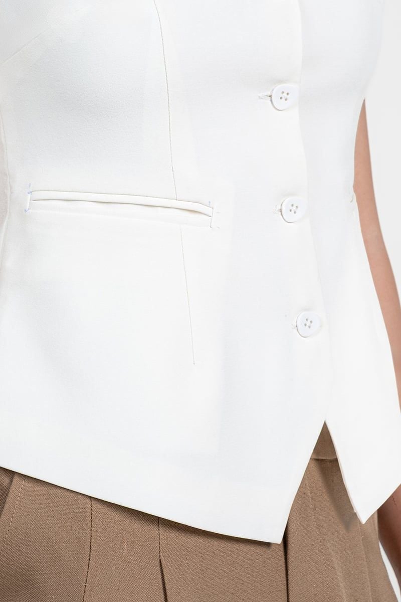  Áo Blouse Không Tay Dáng Công Sở - FWBL25FH02C 