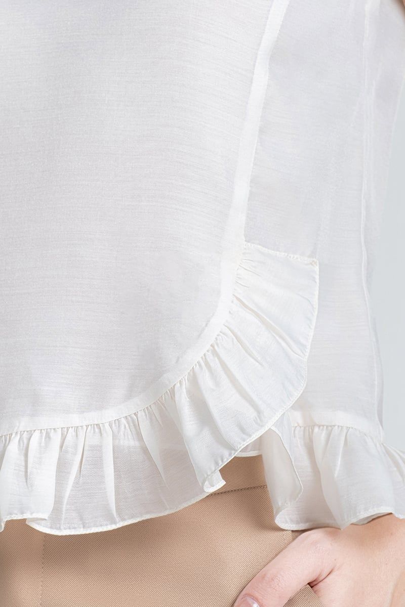  Áo Blouse Nữ Bèo Gấu - FWBL25SS06C 