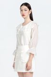  Áo Blouse Tay Dài Bèo Cổ - FWBL25SS10C 