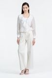  Áo Blouse Cổ V Phối Bèo - FWBL26SS03C 