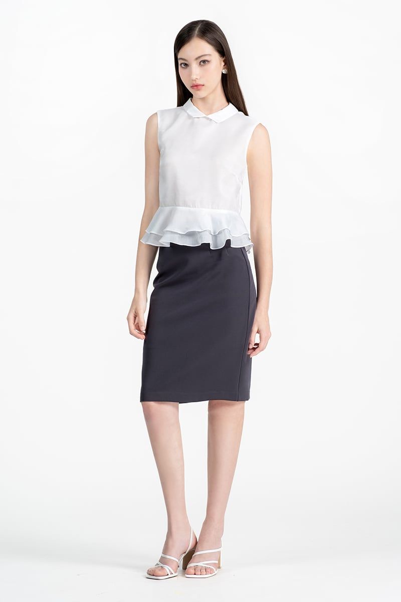  Áo Blouse Trắng Thanh Lịch FWBL26SS05C 